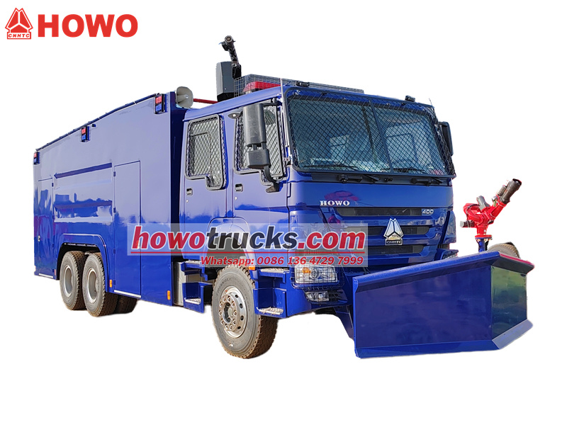 Howo Fire Water Cannon Riot Truck