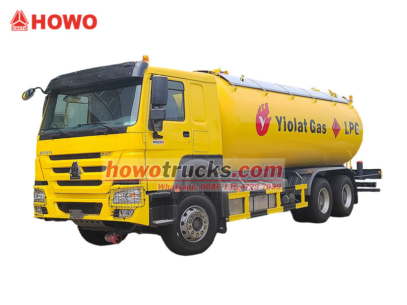 LPG 20 Ton Transport Tanker Truck HOWO