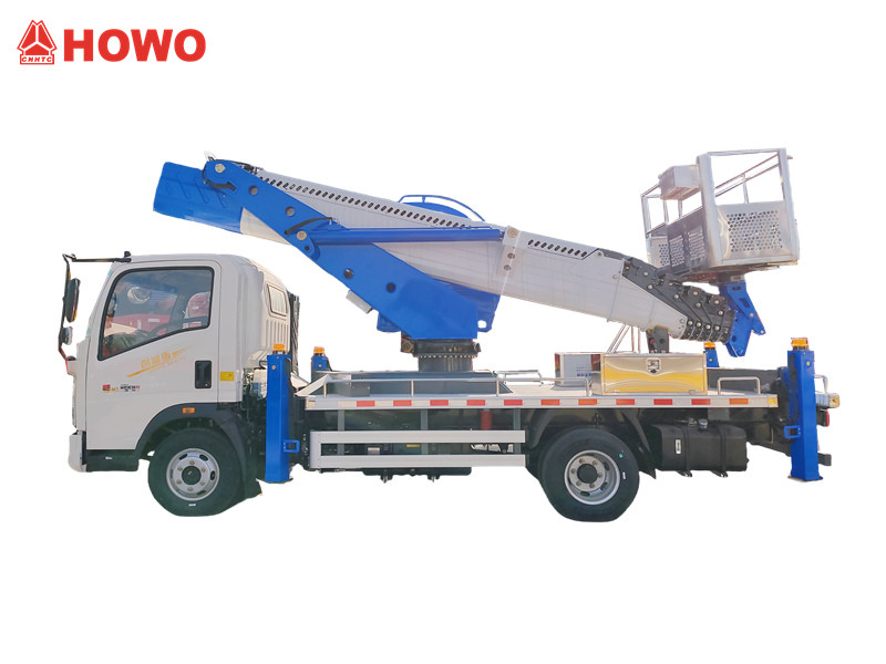 HOWO 6 wheeler 28m aerial work platform truck