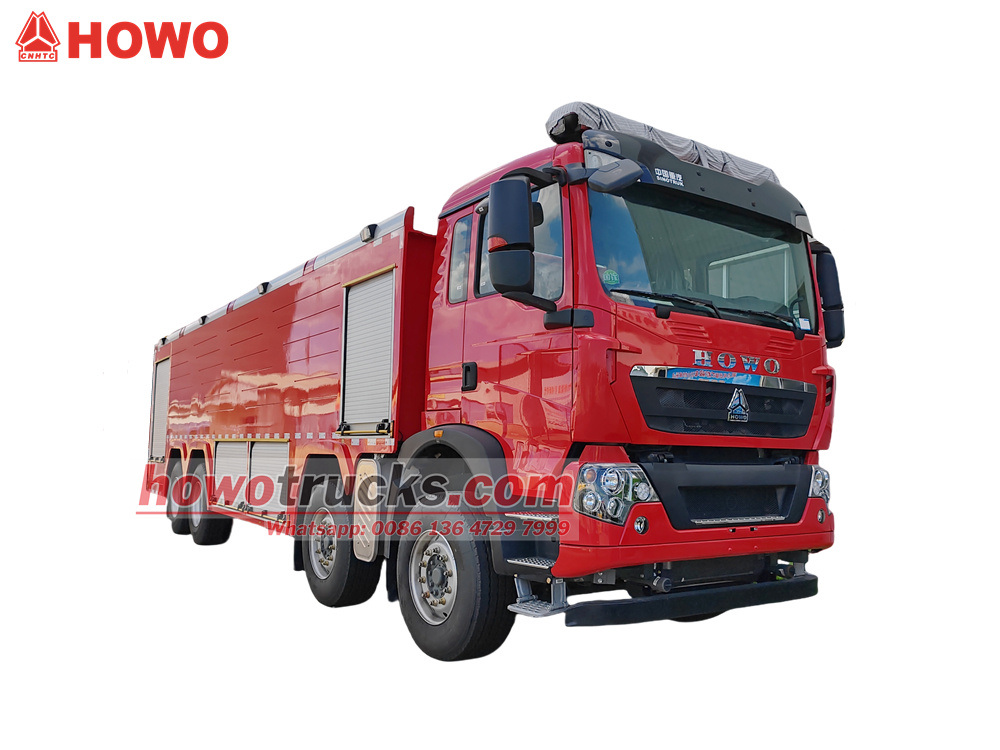 howo 15 cbm foam fire engine