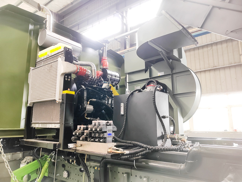 HOWO road sweeper truck with brush