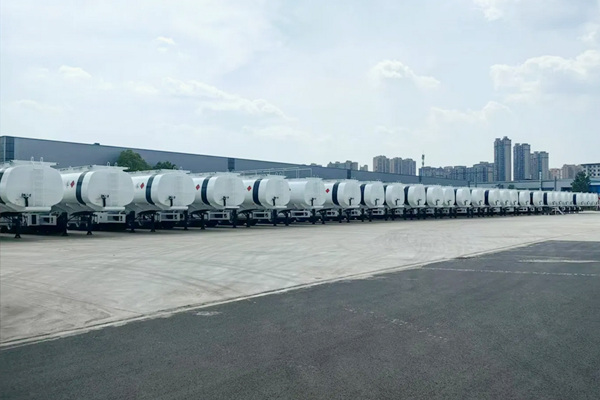 Tanker semi-trailers exported to Africa