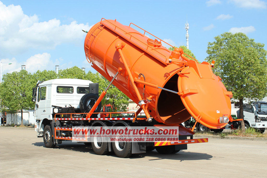 HOWO NX self discharging sewage vacuum truck