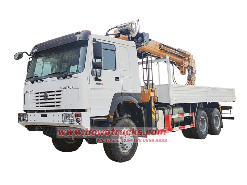HOWO 6×6 knuckle boom truck