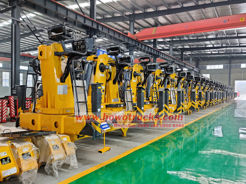 HOWO truck mounted crane factory