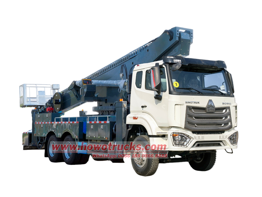 HOWO 6X4 56m manlift truck