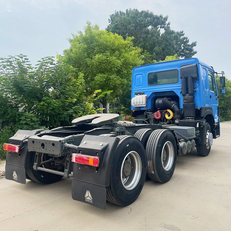 HOWO tractor truck back view