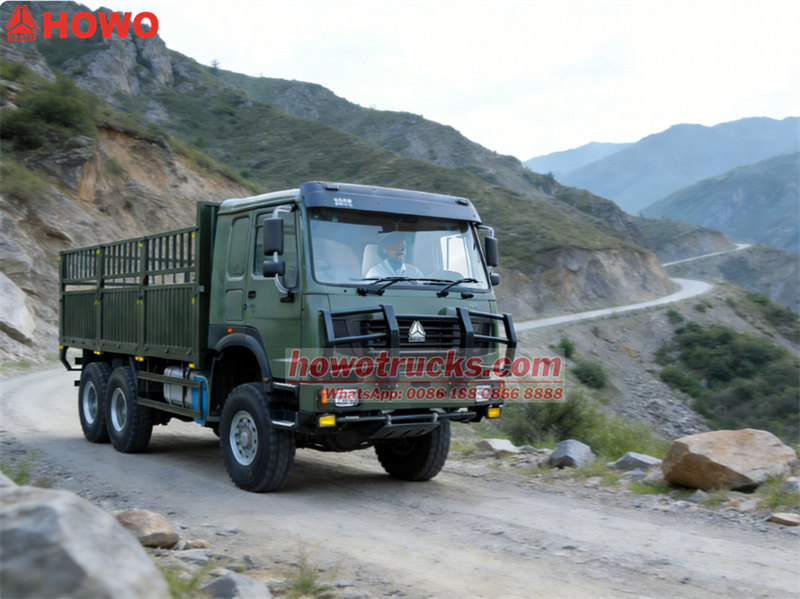 Howo off road 20tons cargo truck