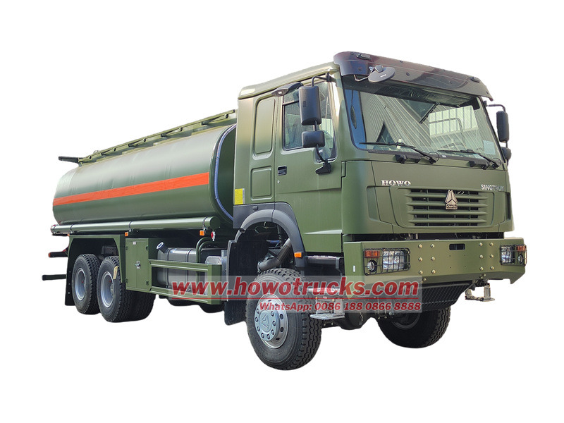 HOWO 6×6 fuel tanker truck