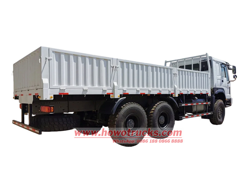 HOWO 6×6 dropside cargo truck