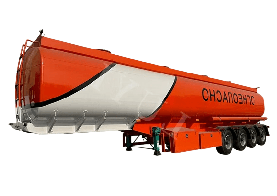Semirimorchio cisterna per petrolio