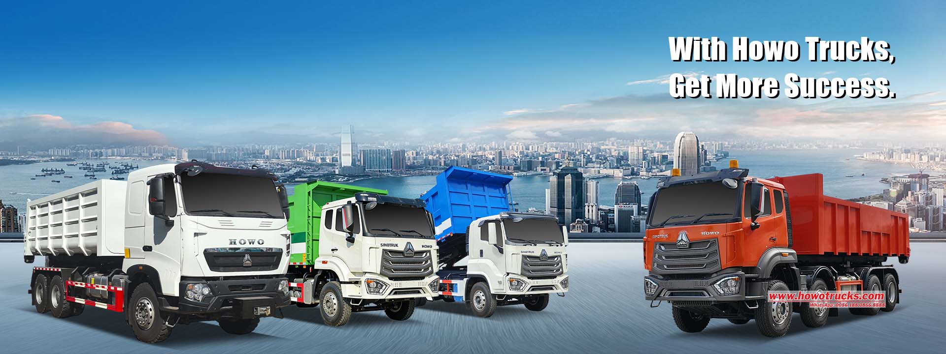 Fornitore di autocarri con gancio Howo, offre autocarri roll-on/roll-off Howo da 10 tonnellate, 15 tonnellate, 20 tonnellate e 25 tonnellate.