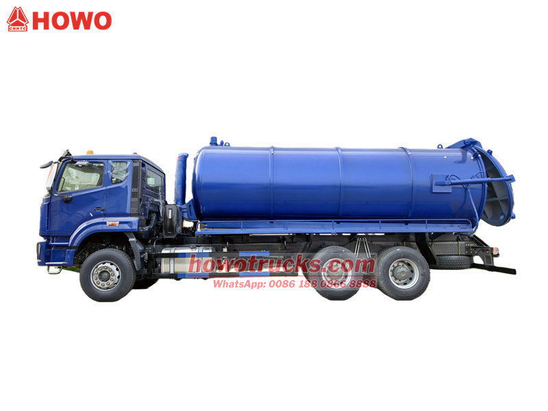 Howo 6x4 heavy sewage tank truck