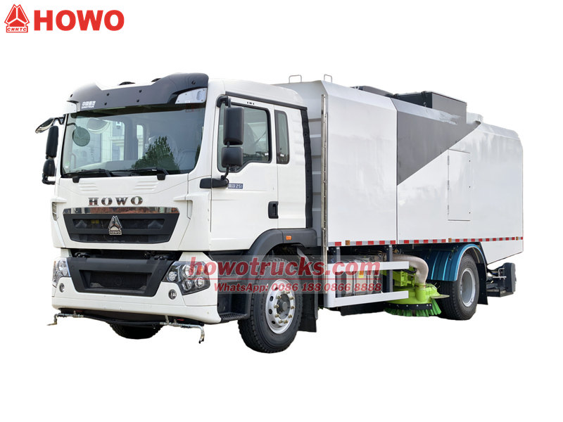 Howo TX vacuum sweeper truck 