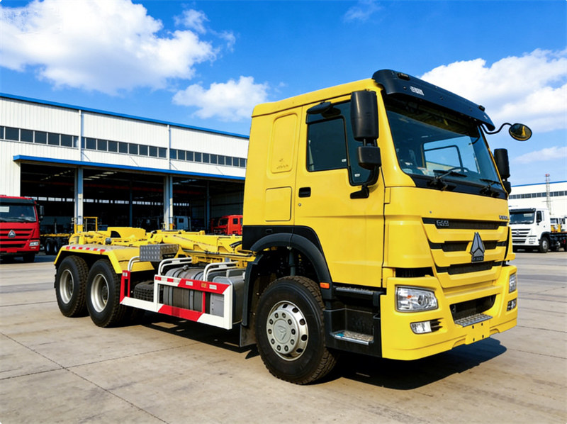 Howo garbage hook lift truck