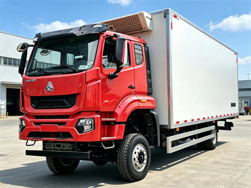 HOWO M7 10tons freezer van truck