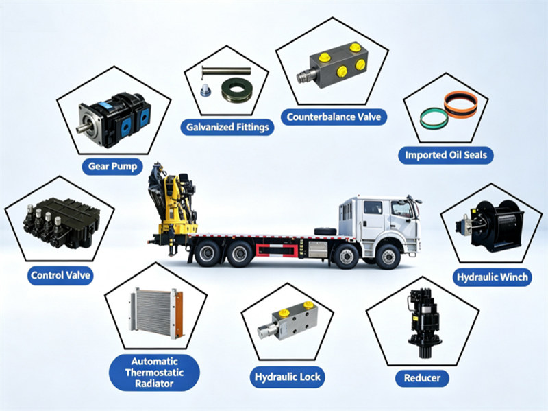 HOWO heavy crane cargo truck HOWO heavy crane cargo truck